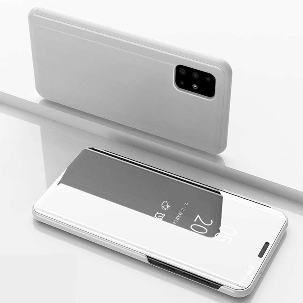 Schutzhülle Für Samsung Galaxy A51 5g, Clear View, Silber