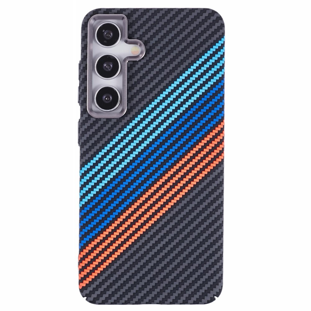 Samsung Galaxy S25+ Plus Hülle, Carbonfaser Magsafe, Marineblau