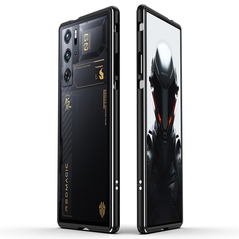 Schutzhülle Für Redmagic 10 Pro+ / 10 Pro / 9 Pro+ / 9 Pro, Armor Bumper, Schwarz / Silber
