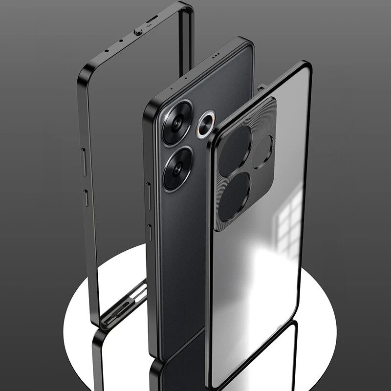 Schutzhülle Für Xiaomi Poco F6, Rahmenhülle, Gold