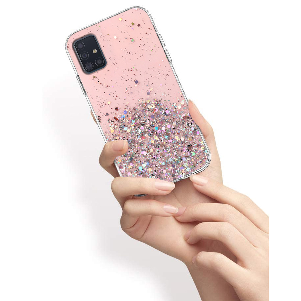 Samsung Galaxy A51 4g Hülle, Glitzernd, Pink