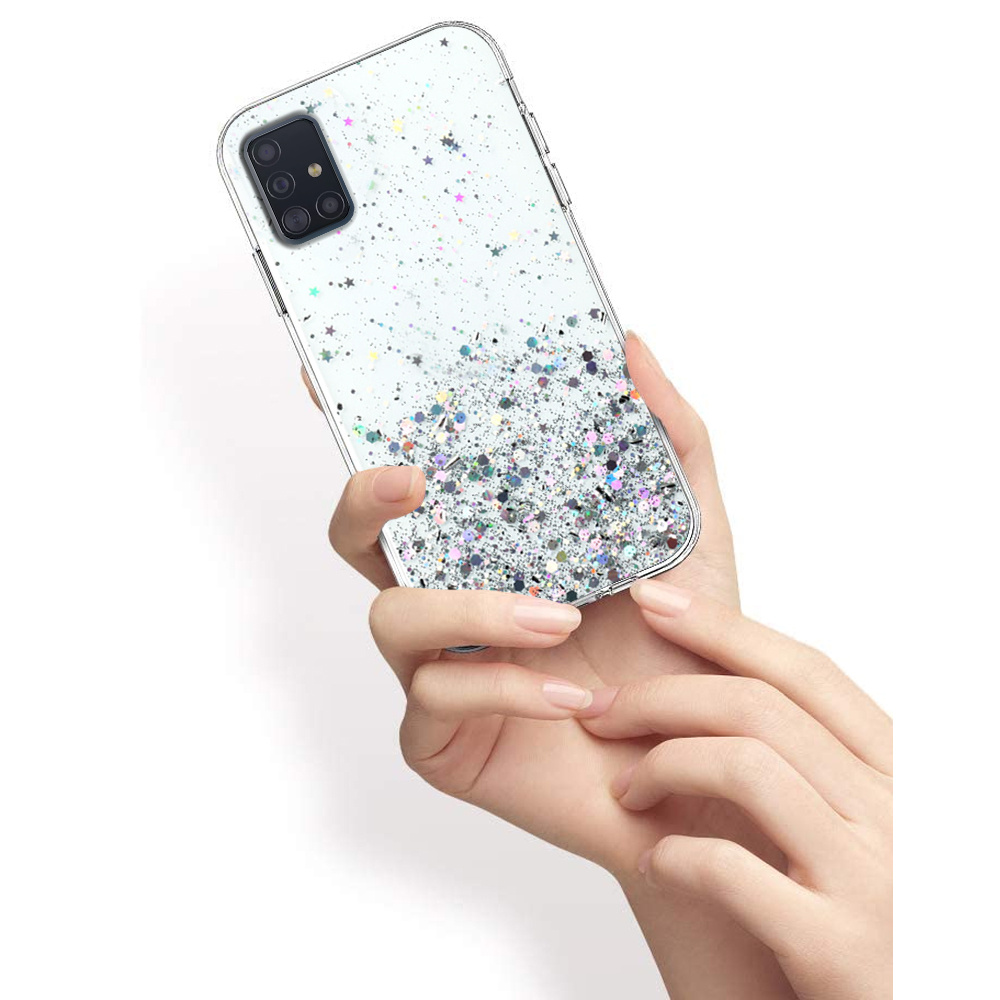 Schutzhülle Für Samsung Galaxy A51 5g, Glitzernd, Transparent
