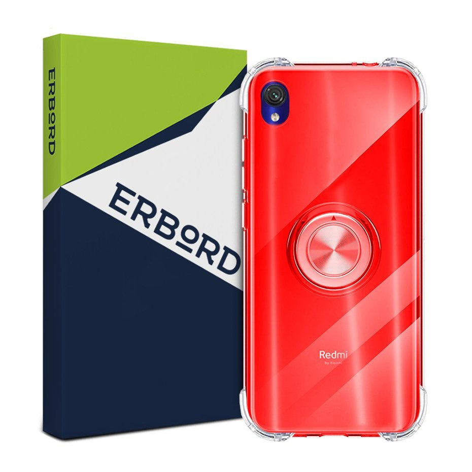 Schutzhülle Für Xiaomi Redmi 7a, Silikon Mit Airbag-ring, Rot