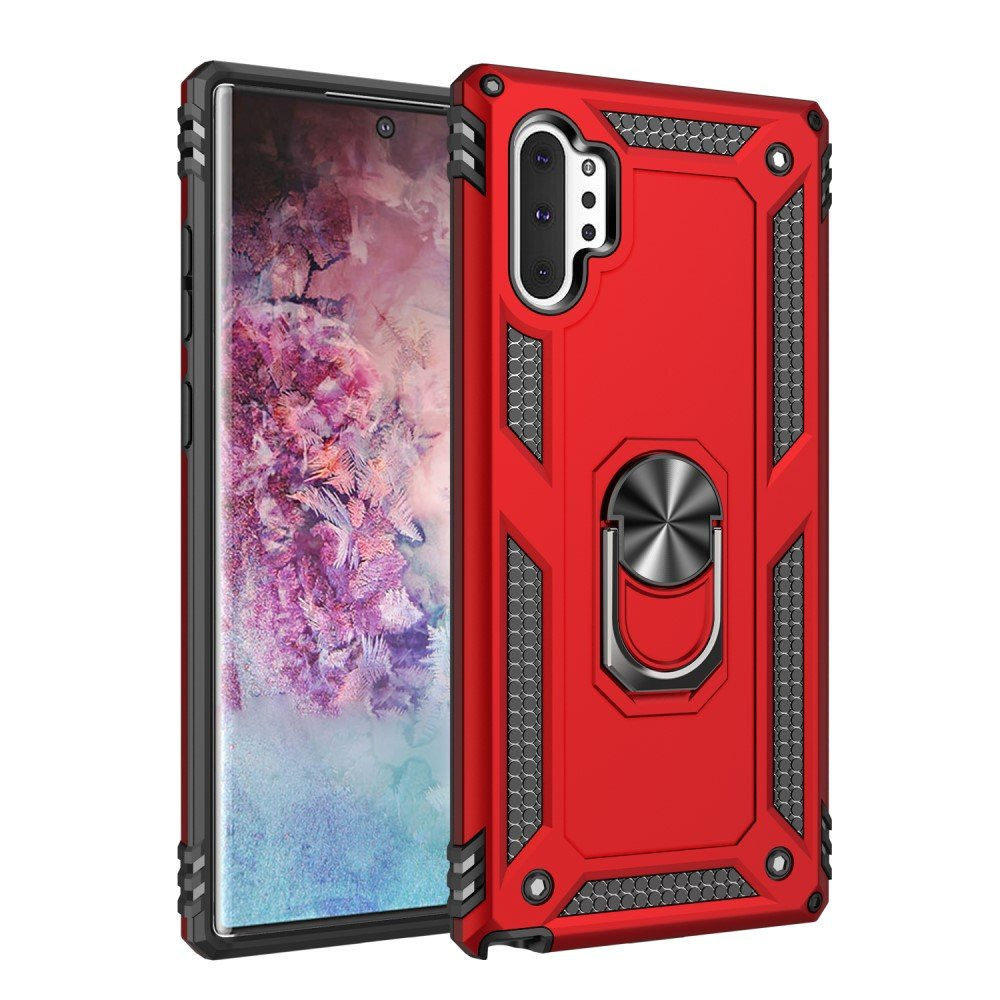 Gepanzerte Schutzhülle Für Samsung Galaxy Note 10+ Plus, Nox Case Ring, Rot