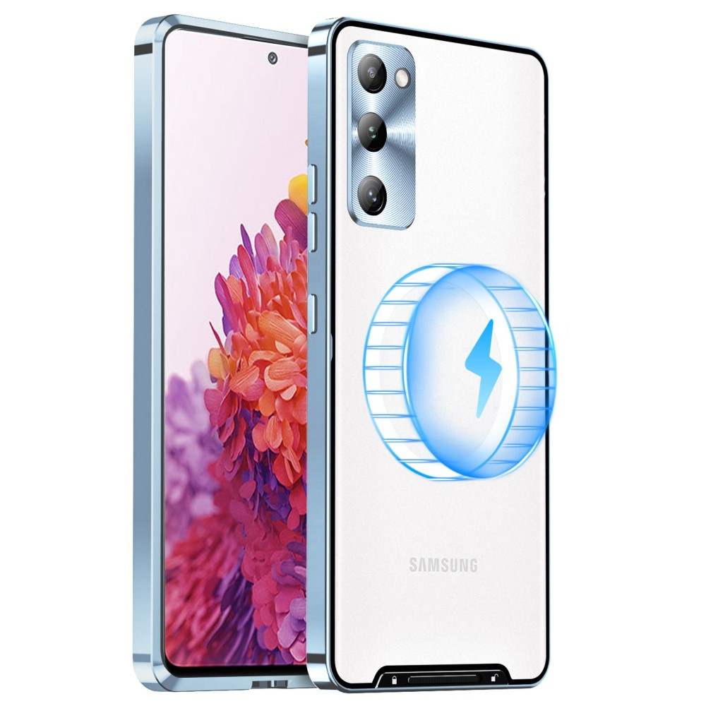 Samsung Galaxy S20 Fe Kameraschutzhülle, Camshield Magsafe, Transparent/blau
