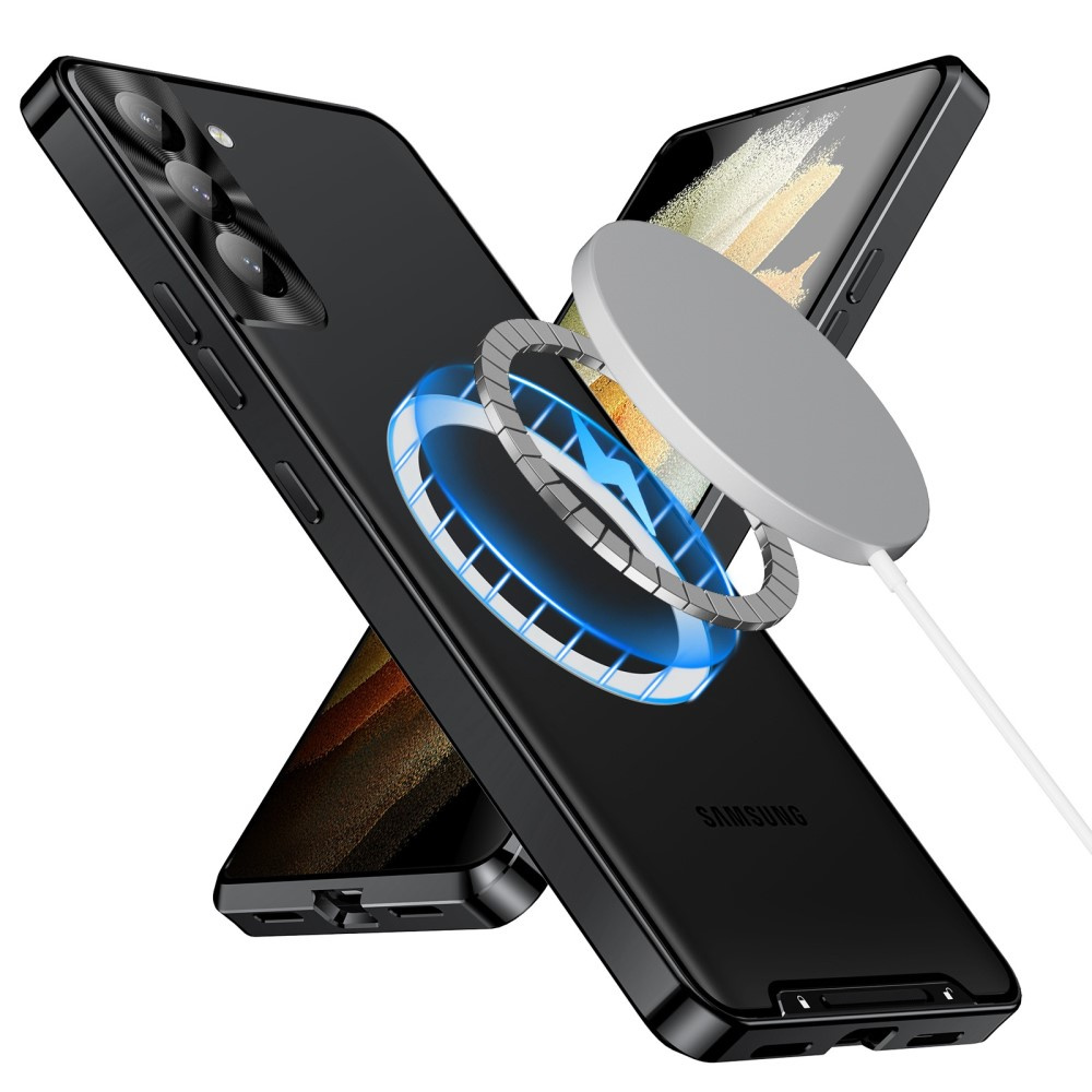 Samsung Galaxy S21 Fe 5g Kameraschutzhülle, Camshield Magsafe, Transparent/schwarz