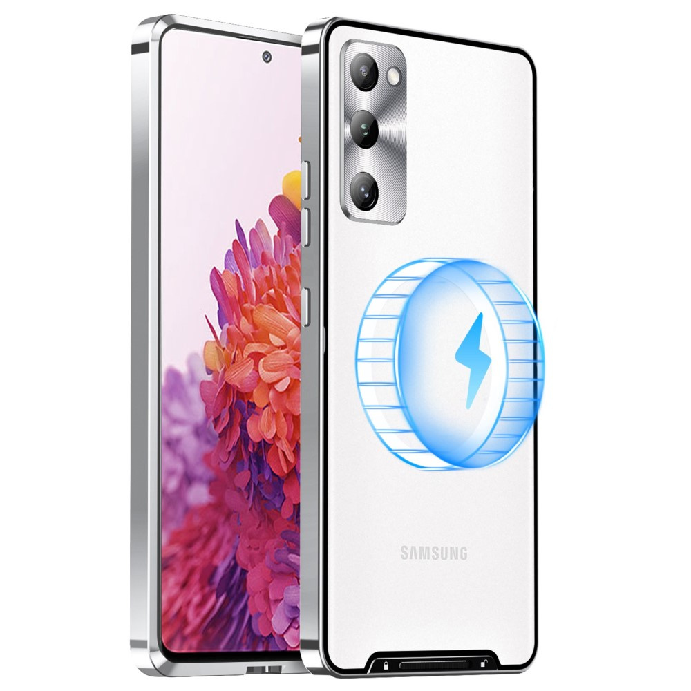 Samsung Galaxy S20 Fe Kameraschutzhülle, Camshield Magsafe, Transparent/silber