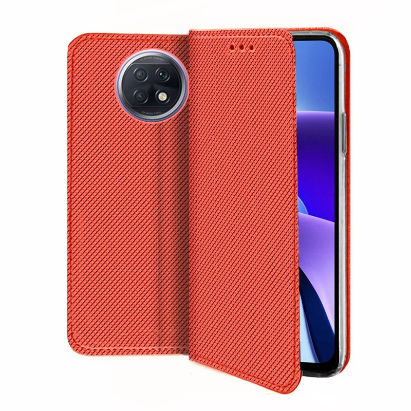 Brieftaschenhülle Für Xiaomi Redmi Note 9t 5g, Rot