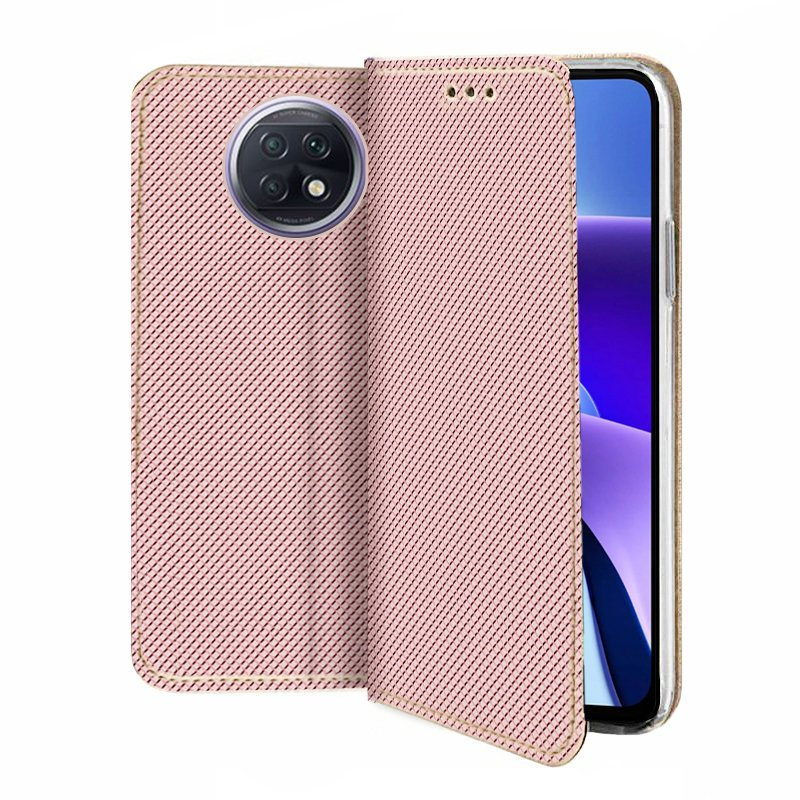 Brieftaschenhülle Für Xiaomi Redmi Note 9t 5g, Roségold