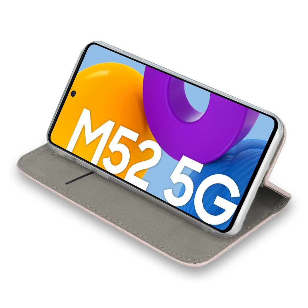 Brieftaschenhülle Für Samsung Galaxy M52 5g, Magnetisch, Dunkelblau