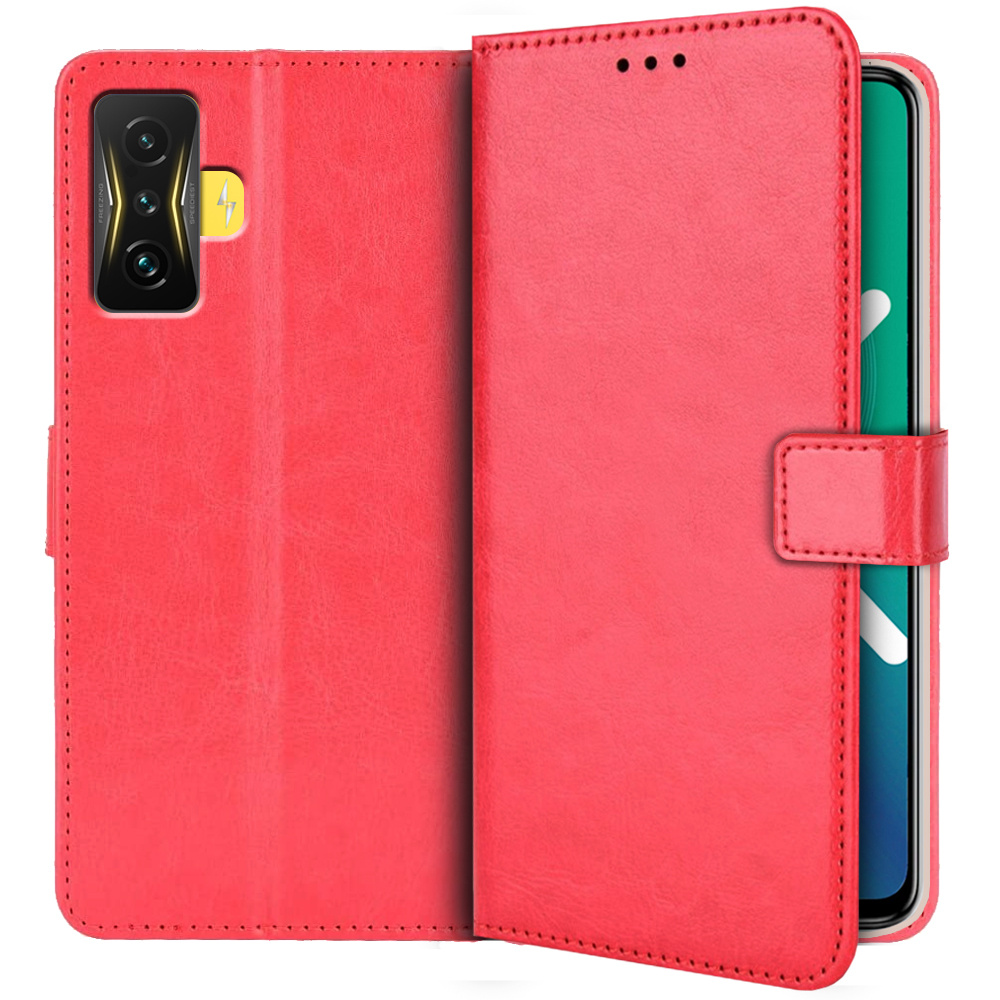 Brieftaschenhülle Für Xiaomi Poco F4 Gt, Rot