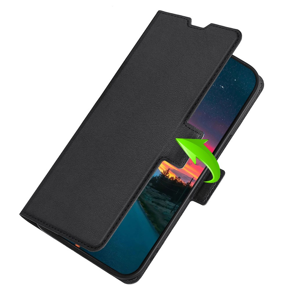 Brieftaschenhülle Für Huawei Nova 9 Se, Magnetverschluss – Schwarz