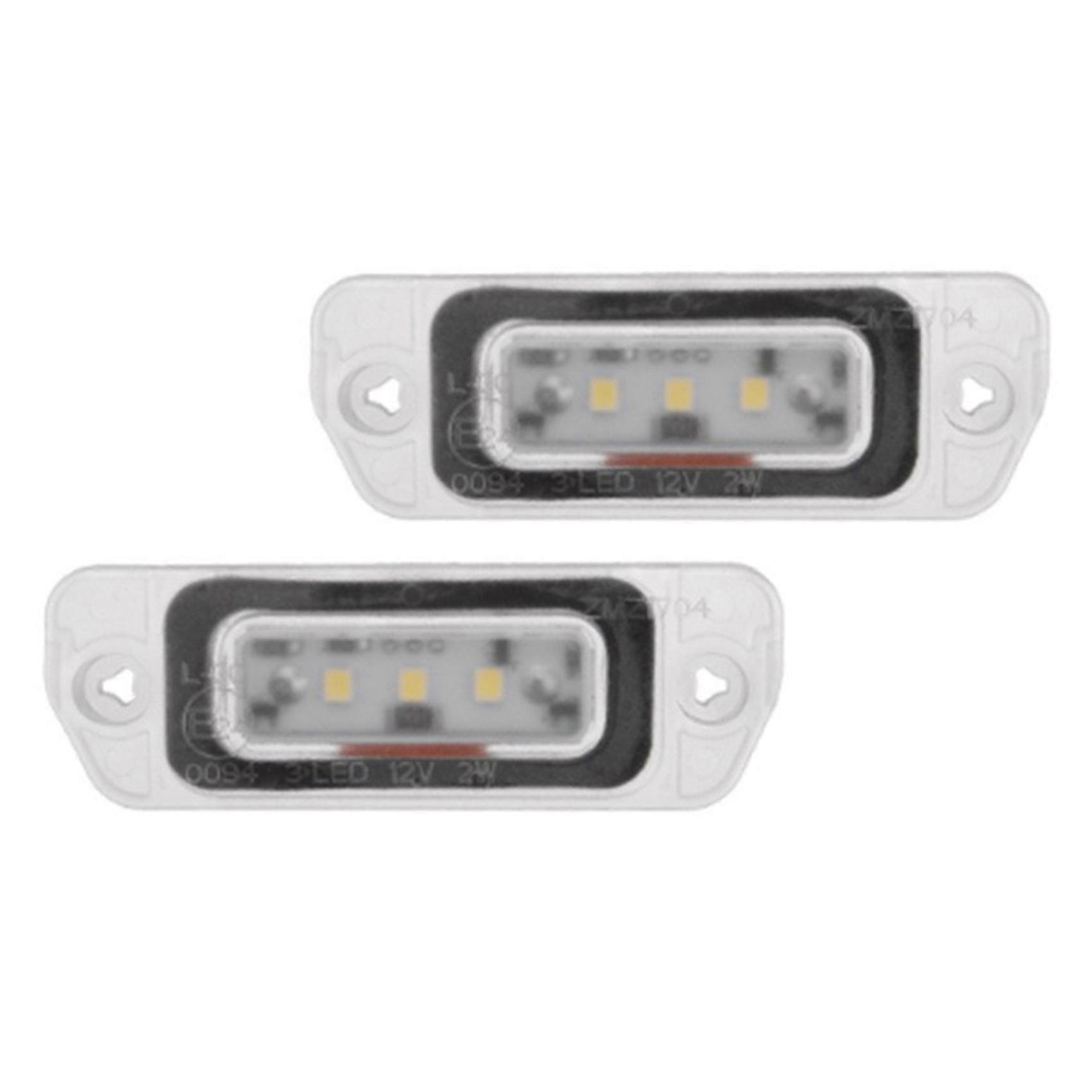 Led-kennzeichenbeleuchtung Für Mercedes-benz Amg Ml450, Ml500, Ml550, Ml63, Weiß, Jxlgv