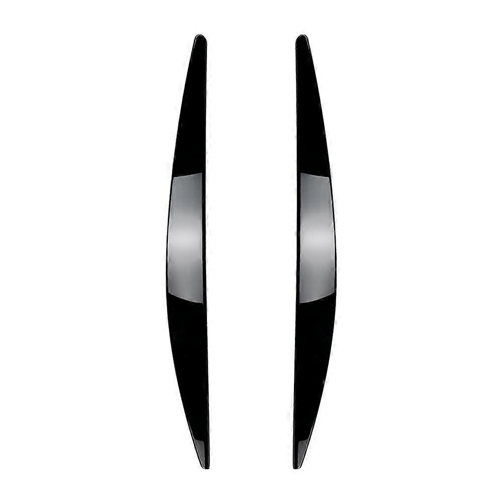 Frontscheinwerferabdeckung, Scheinwerferblende, Scheinwerfer-augenbrauenblende, Abs Für Skoda Octavia Mk3 2015-2017, Glanzschwarz, Jxlgv