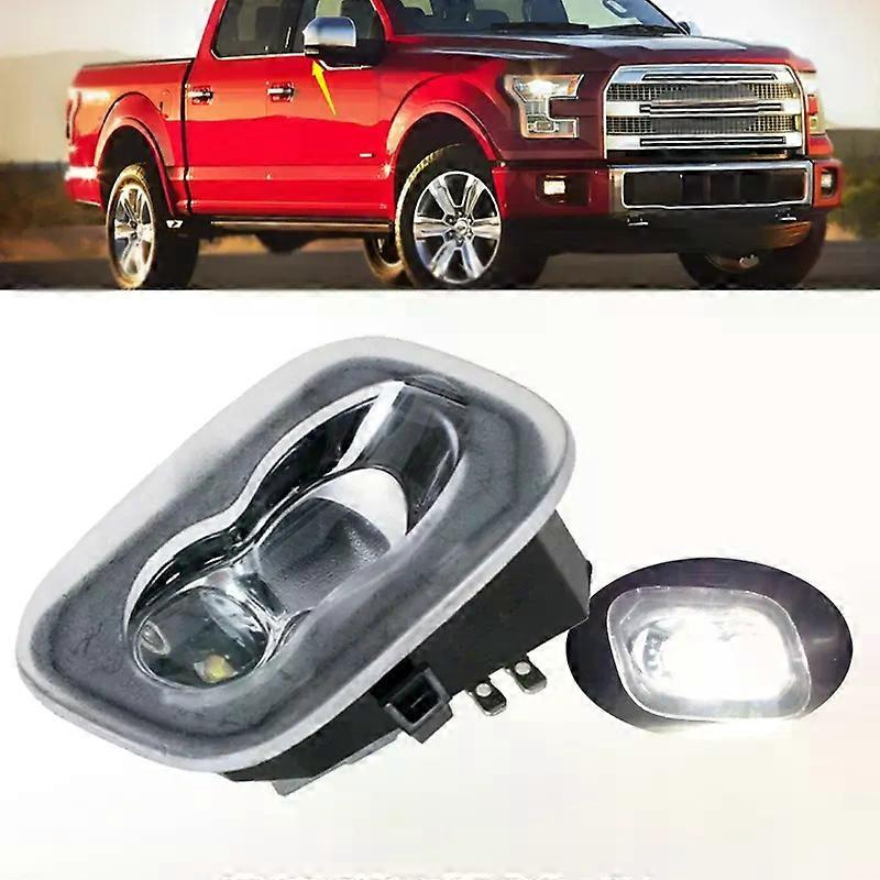 Stück Led-seitenrückspiegel-bodenleuchten Mit Einstiegsbeleuchtung Für Ford Raptor F-150 2015jxlgv