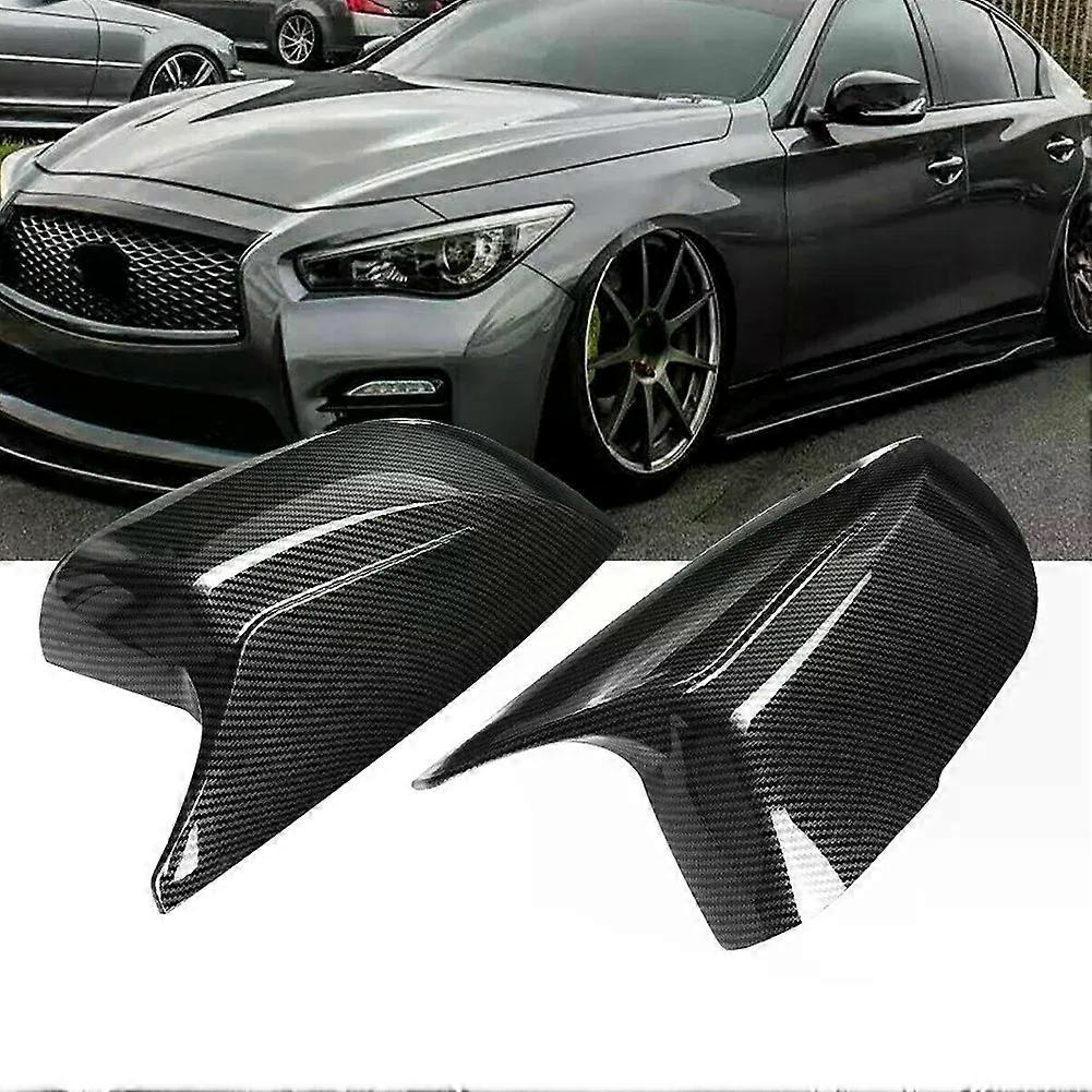 Für Infiniti Q50 Q60 Q70 Qx30 Ab 2014: Außenspiegelkappen In Carbonfaser-optik, M-style, Paar (jxlgv)