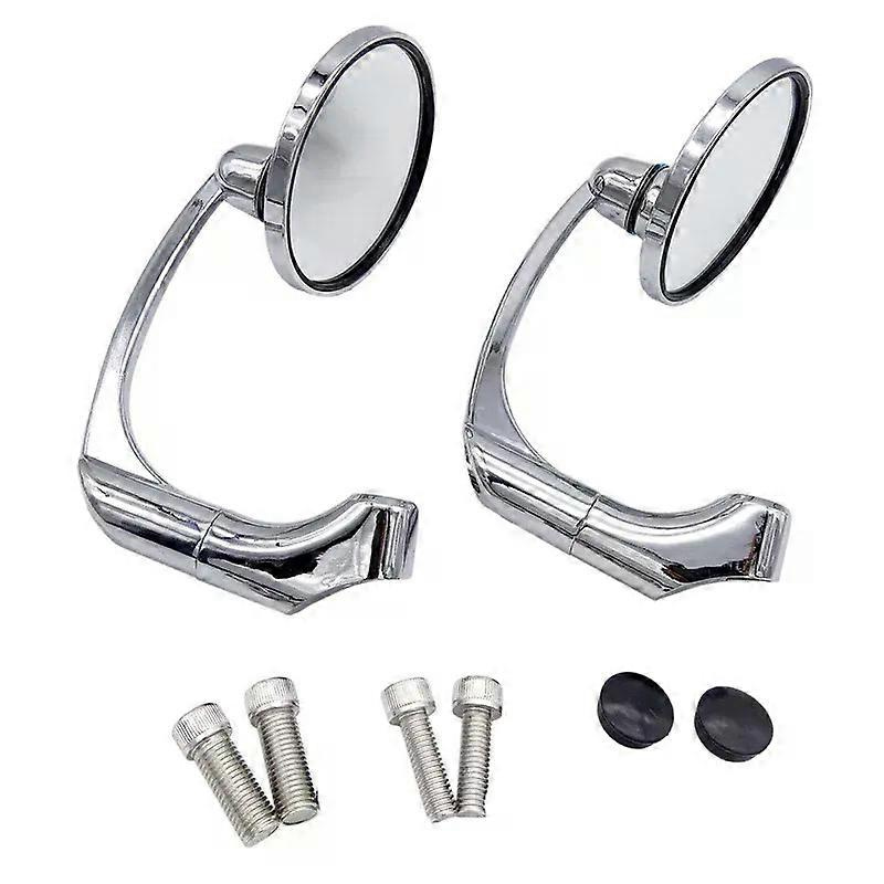 Paar 8/10 Mm Retro-rückspiegel Für Motorräder, Universelle Seitenspiegel Für Roller, Cruiser Und Chopper (jxlgv)