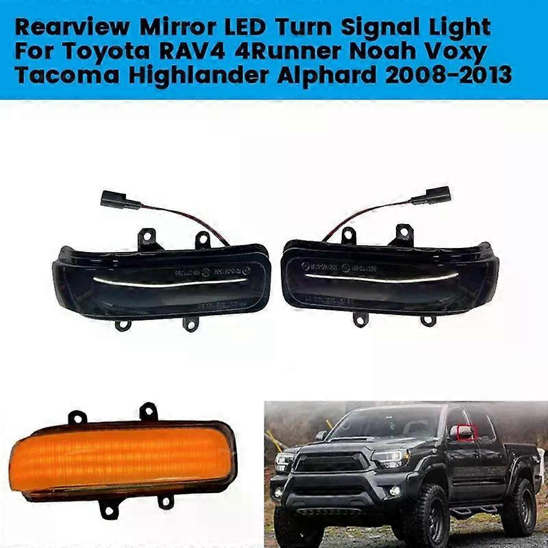 Paar Led-blinker Für Rückspiegel Für Toyota Rav4, 4runner, Noah, Voxy, Tacoma, Highlander, Alphard (2008–2013)