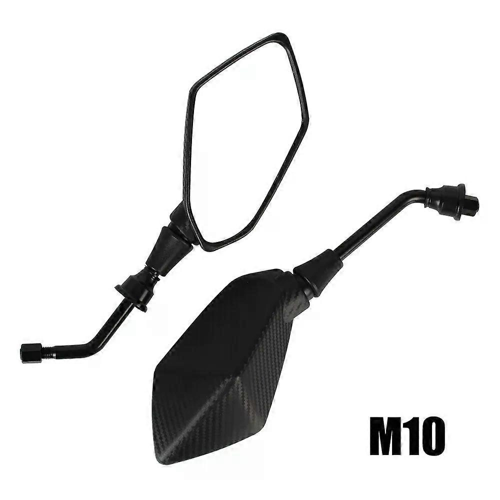 Paar Motorrad-rückspiegel, Konvex, 8 Mm 10 Mm, Für Roller, E-bike, Motorrad, Lenkerendenspiegel, Jxlgv