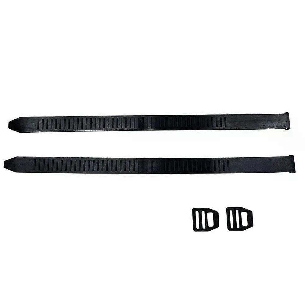 Stück 390 Mm Universal-gummi-anhängerkupplungs-spiegelbänder, Ersatz-anhängerkupplungs-spiegelbänder, Verstellbar Mit Klemmen Für Wohnwagen, Anhänger, Auto (jxlgv)