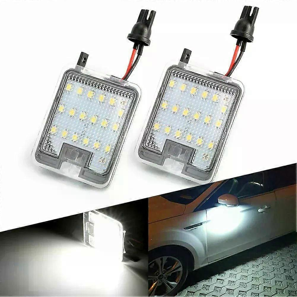 Stück Led-seitenrückspiegel-bodenleuchten Mit Einstiegsbeleuchtung Für Mondeo Mk4, Focus, Dopo, Escape, C-max (seitenlicht Jxlgv)