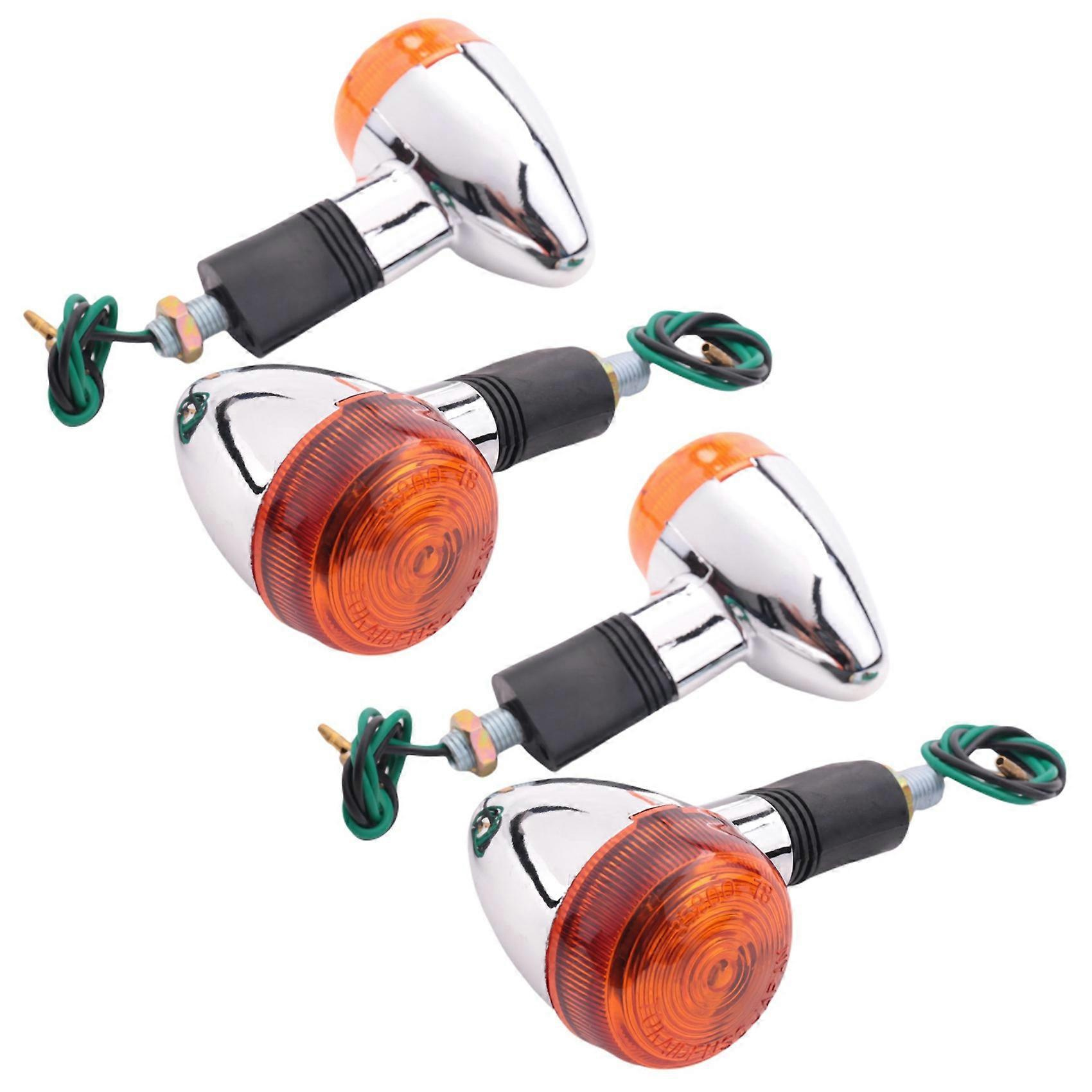 Motorrad-blinker Bullet-front- Und Rückleuchten Für Honda Kawasaki Suzuki Yamaha Motorräder Street Standard (4 Stück) Jxlgv