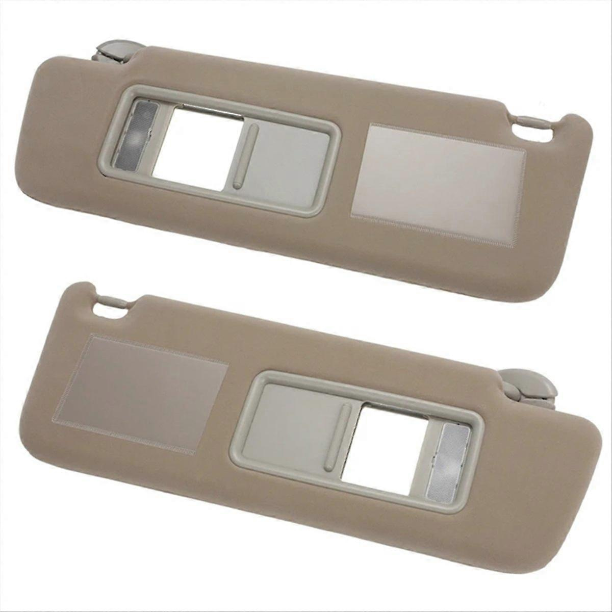 Paar Auto-sonnenblenden Mit Spiegel Und Led-beleuchtung Für Toyota Land Cruiser J12 Prado Lc120 2003-2009 74310-6a02jxlgv