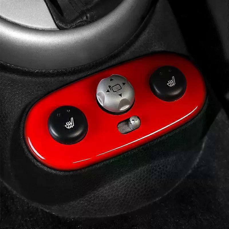 Aufkleber Für Die Verstellblende Des Rückspiegels Für Mini Cooper R50 R52 R53, Auto-styling-sitzheizungsschalter-knopfabdeckung Rahmen Dekorjxlgv