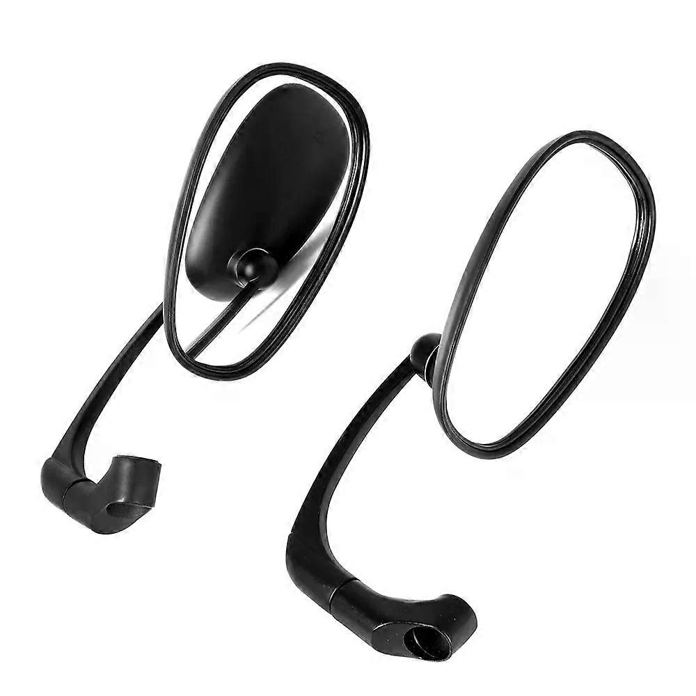 360° Verstellbarer Weitwinkel-motorradrückspiegel 8/10 Mm Schwarz Universal-seitenspiegel Für Honda Cg 125 Cafe Racer Suzuki Jxlgv
