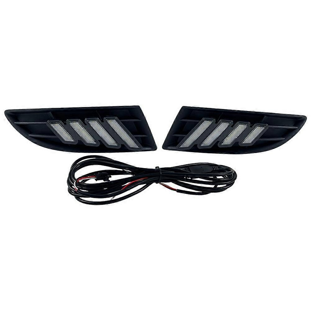Led-tagfahrlicht Kompatibel Mit Skoda Fabia 2012-2014, Blinker, Nebelscheinwerfer, Frontstoßstangenbeleuchtung, Zubehör Jxlgv