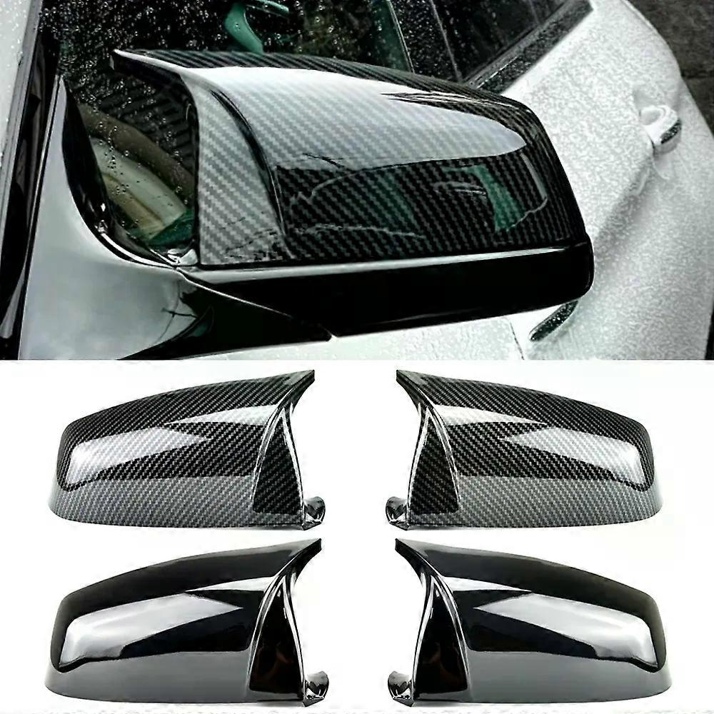 Außenspiegelkappe Für Bmw 5er, 6er, 7er Reihe F01 F02 F03 F04 F06 F07 F10 F11 F12 F13, Carbon Black, Hochwertige Ausführung Jxlgv