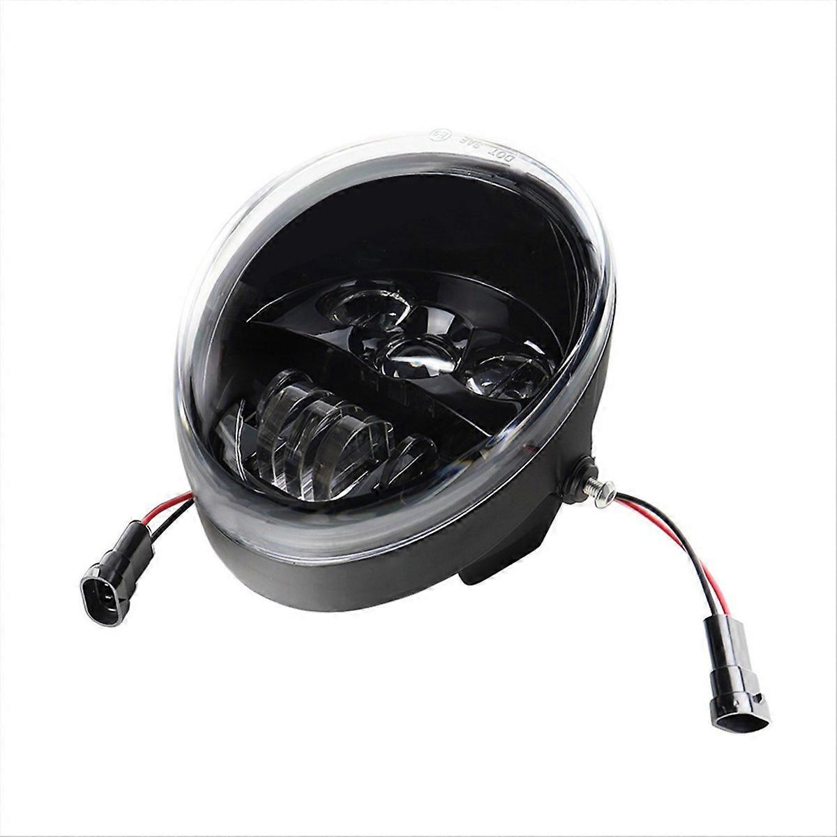 Modifizierter Schwarzer Motorradscheinwerfer Für Vrsc, Vrsca, Screamin Eagle, Cvo, V-rod, Street Rod Und Jxlgv