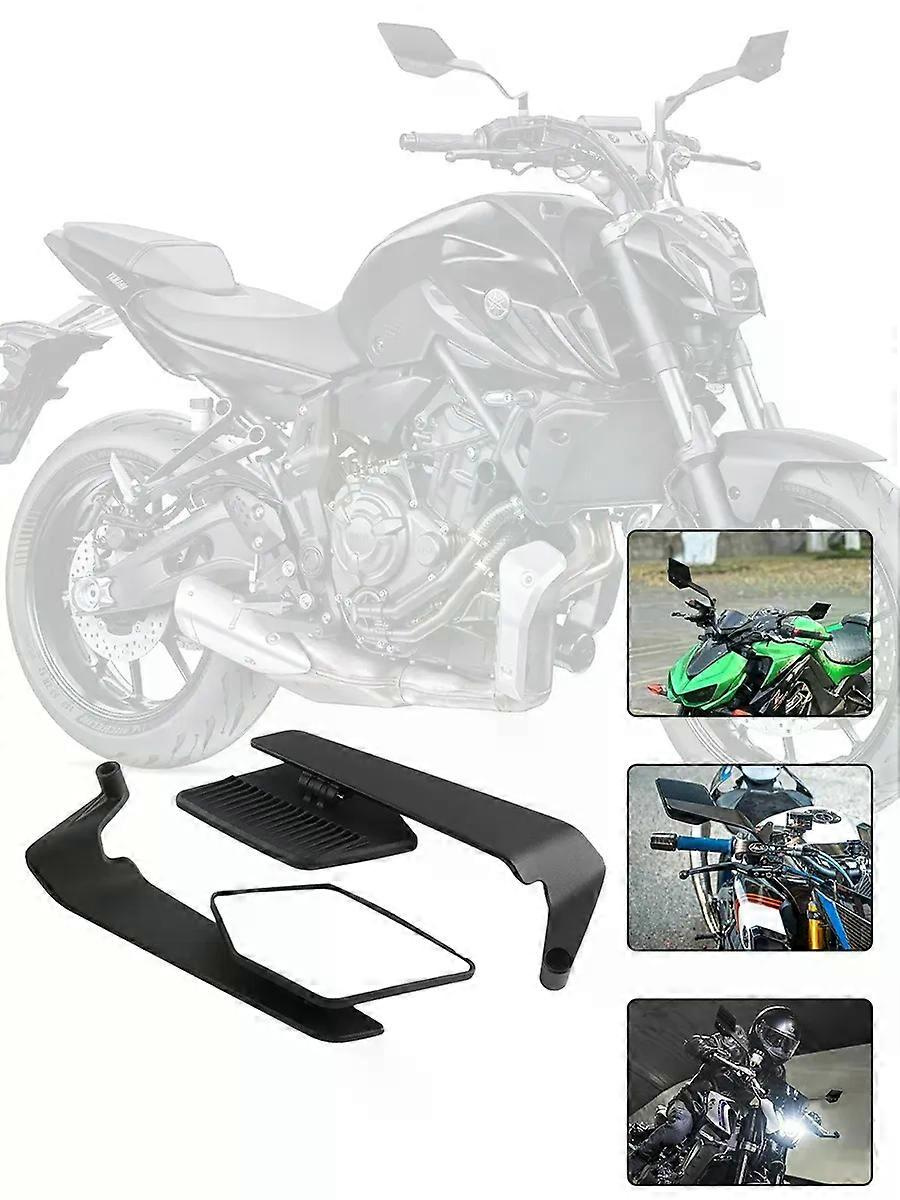 Motorrad-seitenspiegel Für Kawasaki Z1000 Z900 Z800 Z750 Z650 Z400 Z300 Rückspiegel-kits, Drehbar Und Verstellbar Für Bmw Jxl Gv