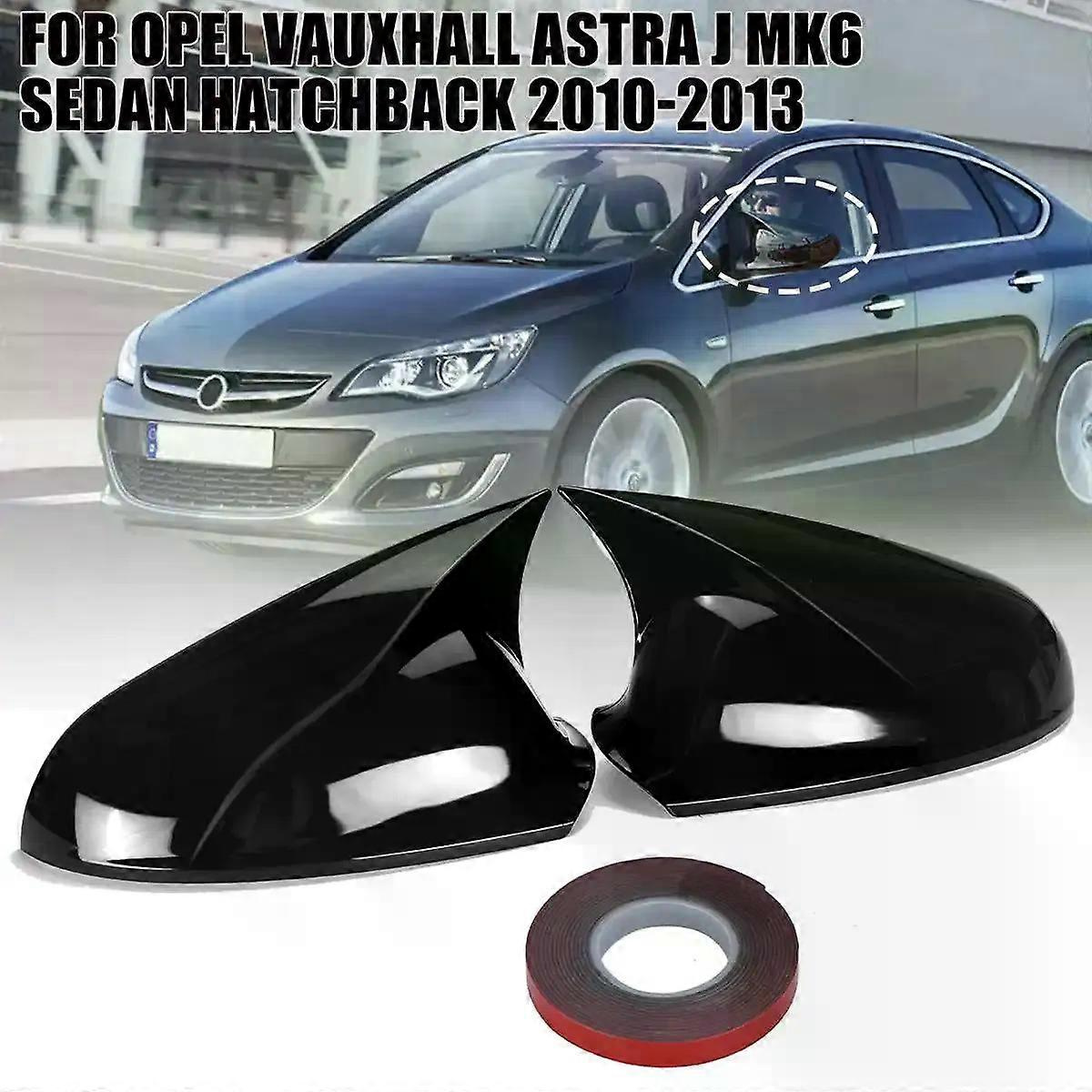 Außenspiegelkappe Für Opel/vauxhall Astra J Mk6 (2010–2013), Glänzend Schwarz, Jxlgv