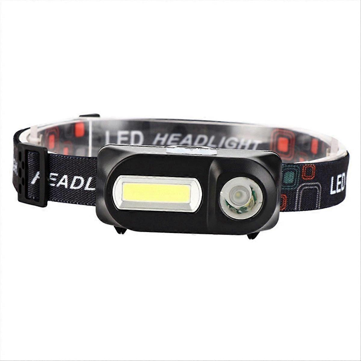 Led-stirnlampe, Tragbare Cob-taschenlampe Für Outdoor-notfälle, Camping, Wandern, Nachtangeln, Jxlgv