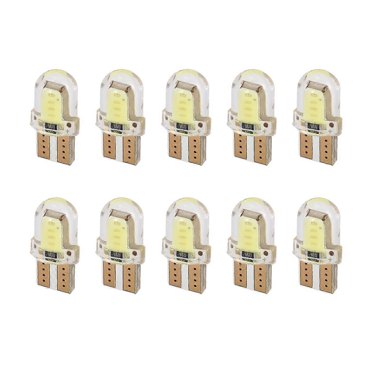 10 Stück Led T10 W5w Cob Smd Canbus Siliziumdioxid Hellweiße Kennzeichenbeleuchtung Jxlgv
