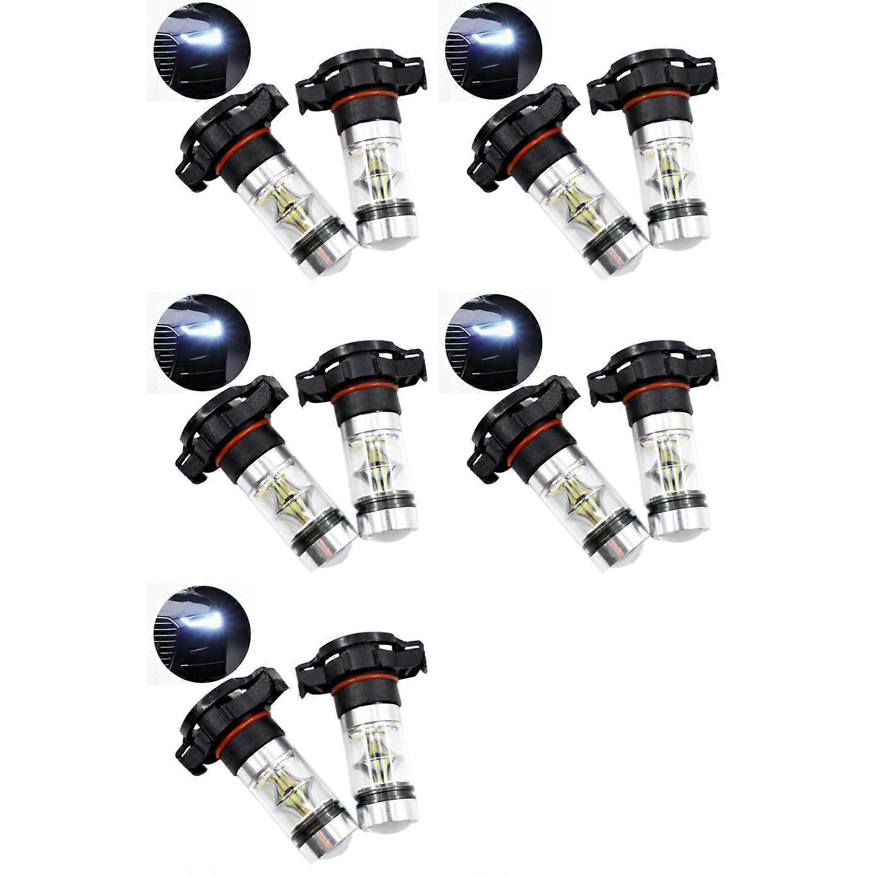 10x 5202 H16 Ps24w Hochleistungs-led-nebelscheinwerfer (100 W, 6000 K, Superweiß) Jxlgv