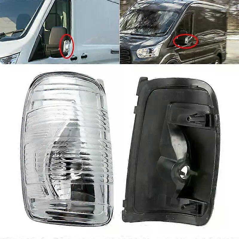 Rückspiegel-blinkerabdeckung, Weiß, Für Ford Transit Mk8 2014 - Autozubehörjxlgv