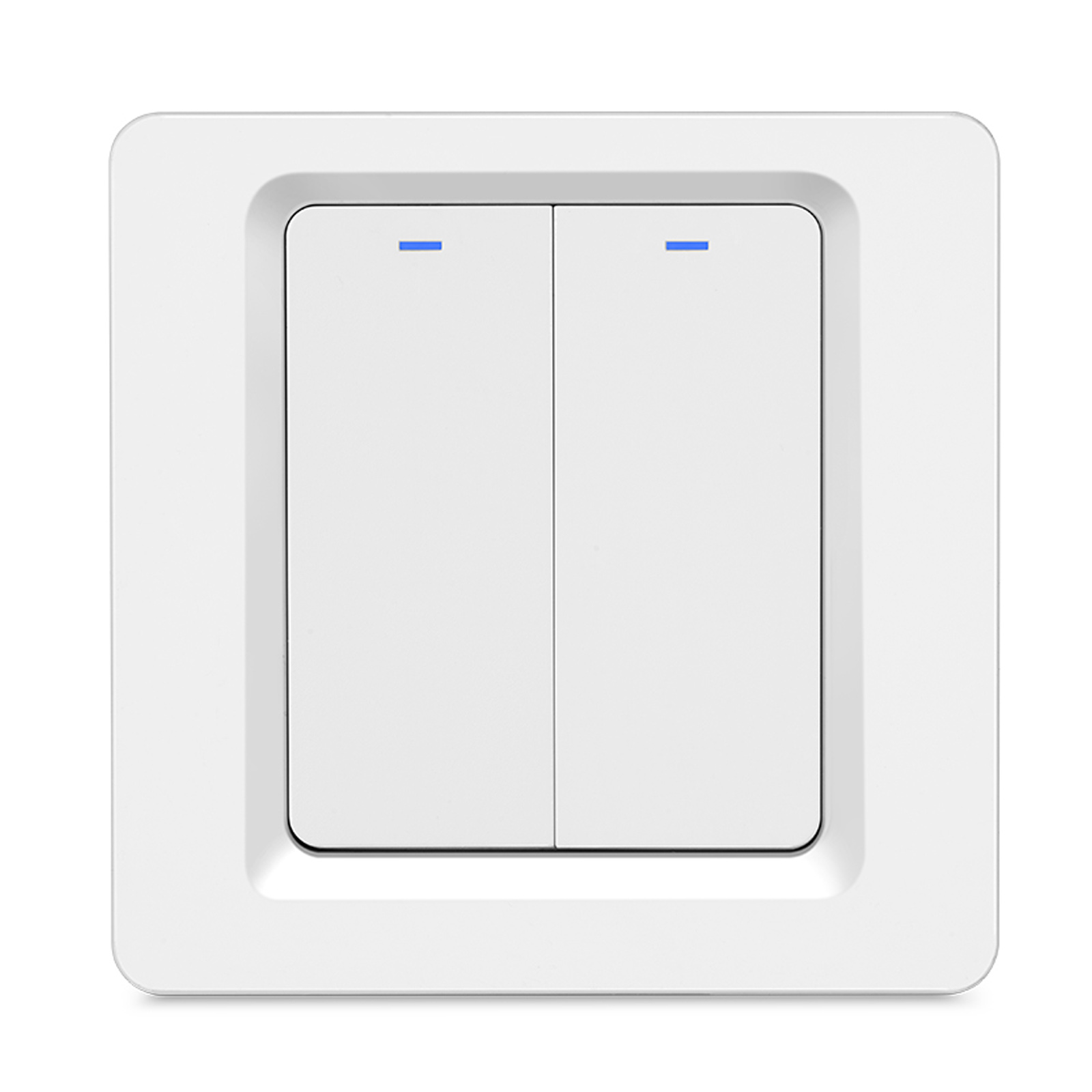 Wlan-smart-home-lichtschalter Mit Druckknopf, Fernsteuerbar Per App (life/tuya) Und Kompatibel Mit Alexa Home Für Sprachsteuerung