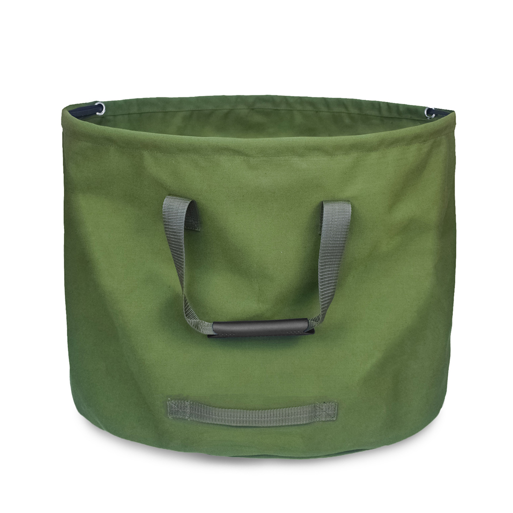 Faltbarer Gartensack Aus Canvas, Wiederverwendbar, Wasserabweisend, Für Gartenabfälle, Laub Und Gartenabfälle