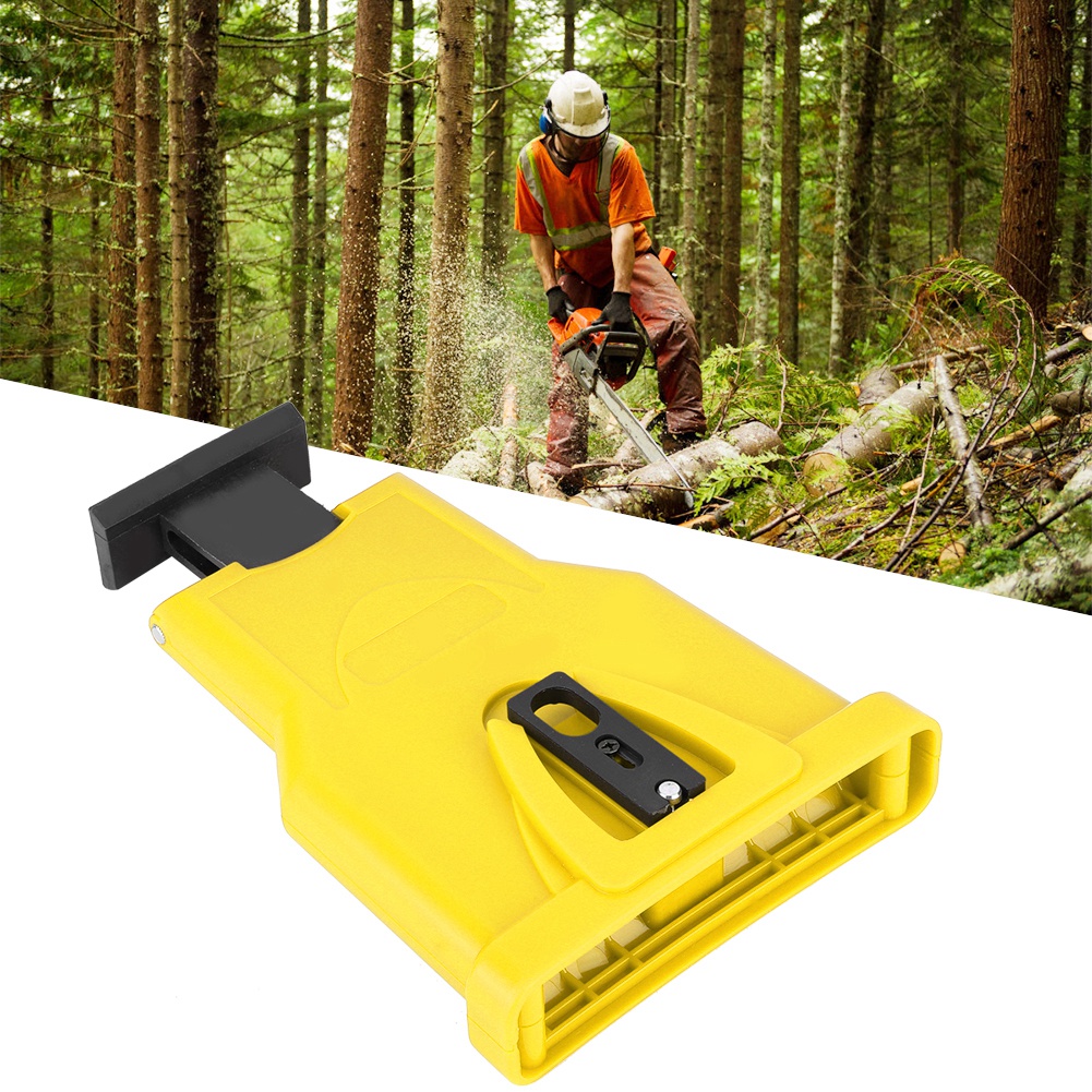 Elektrischer Kettensägen-zahnschärfer, Kettenschärfwerkzeug, Schnellschleifwerkzeug Für Holzbearbeitung, Gelb