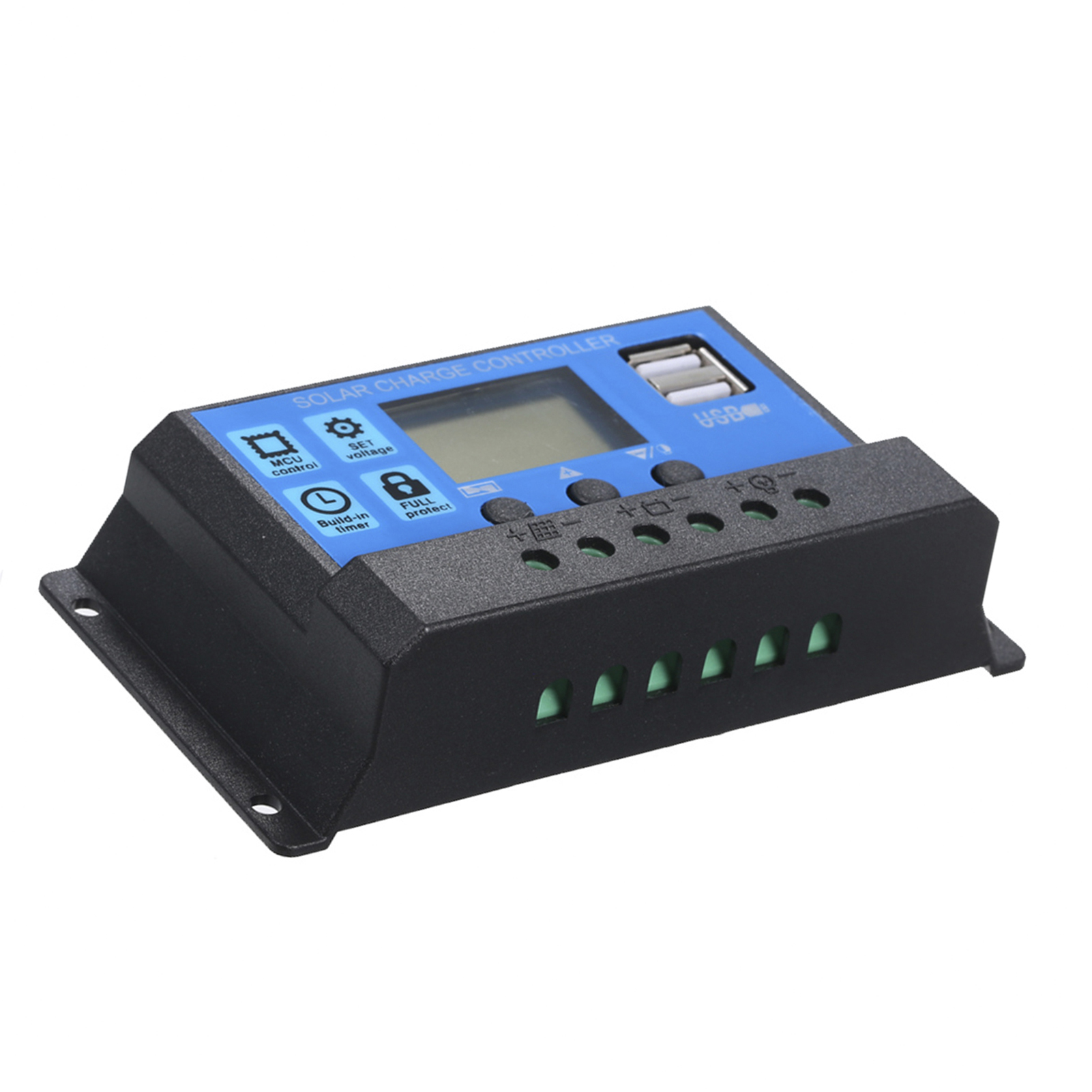 20a 12v / 24v Solar-laderegler Mit Pwm-intelligentregler Und Usb 5v 2,5a
