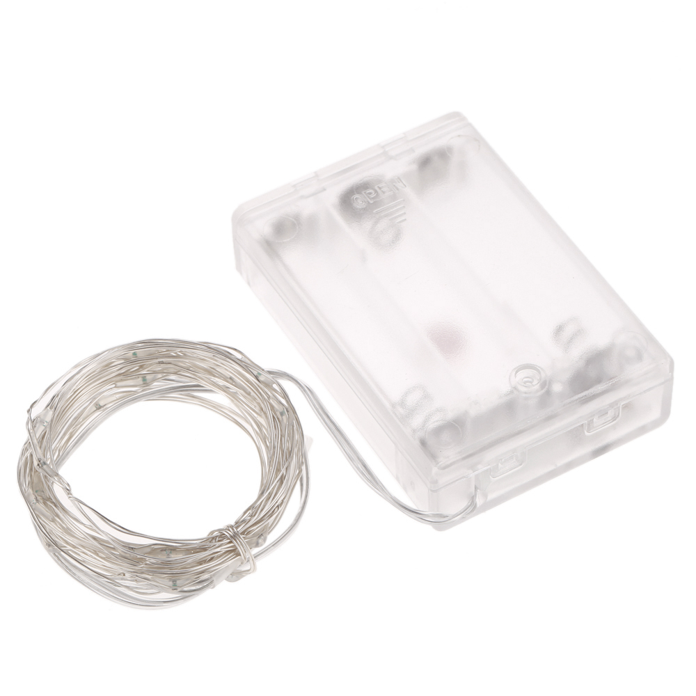 4,5 V, 1,8 W, 3 Meter Lange Lichterkette Mit 30 Leds, Batteriebetrieben, Ip65 Wasserfest, Flexibel, Biegsam, Rot – Ideal Für Weihnachten, Feiertage, Partys, Restaurants, Pubs, Clubs, Bars, Als Dekorat