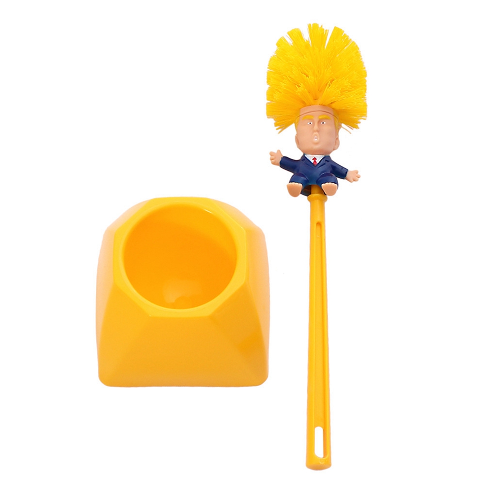 Tragbares Doppel-wc-handbürsten-set Mit Halter (01)