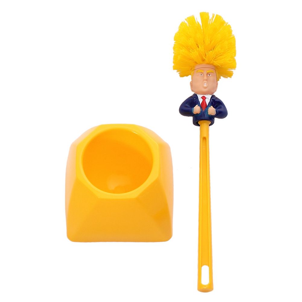 Tragbares Doppel-wc-handbürsten-set Mit Halter (02)
