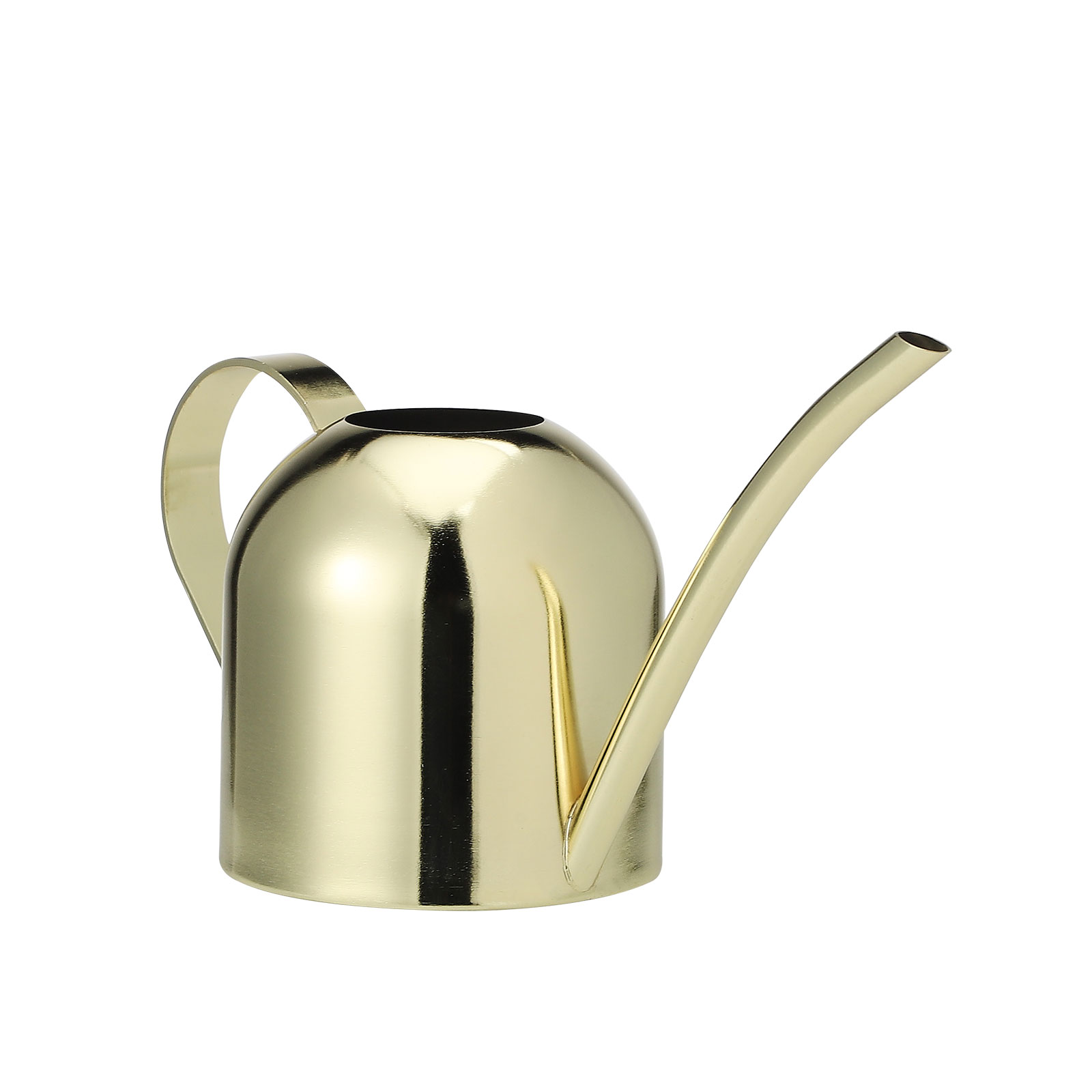 Gießkanne Aus Edelstahl, 450 Ml, Metall-pflanzengießtopf Mit Langem Ausguss Für Hausgarten, Blumen, Gold