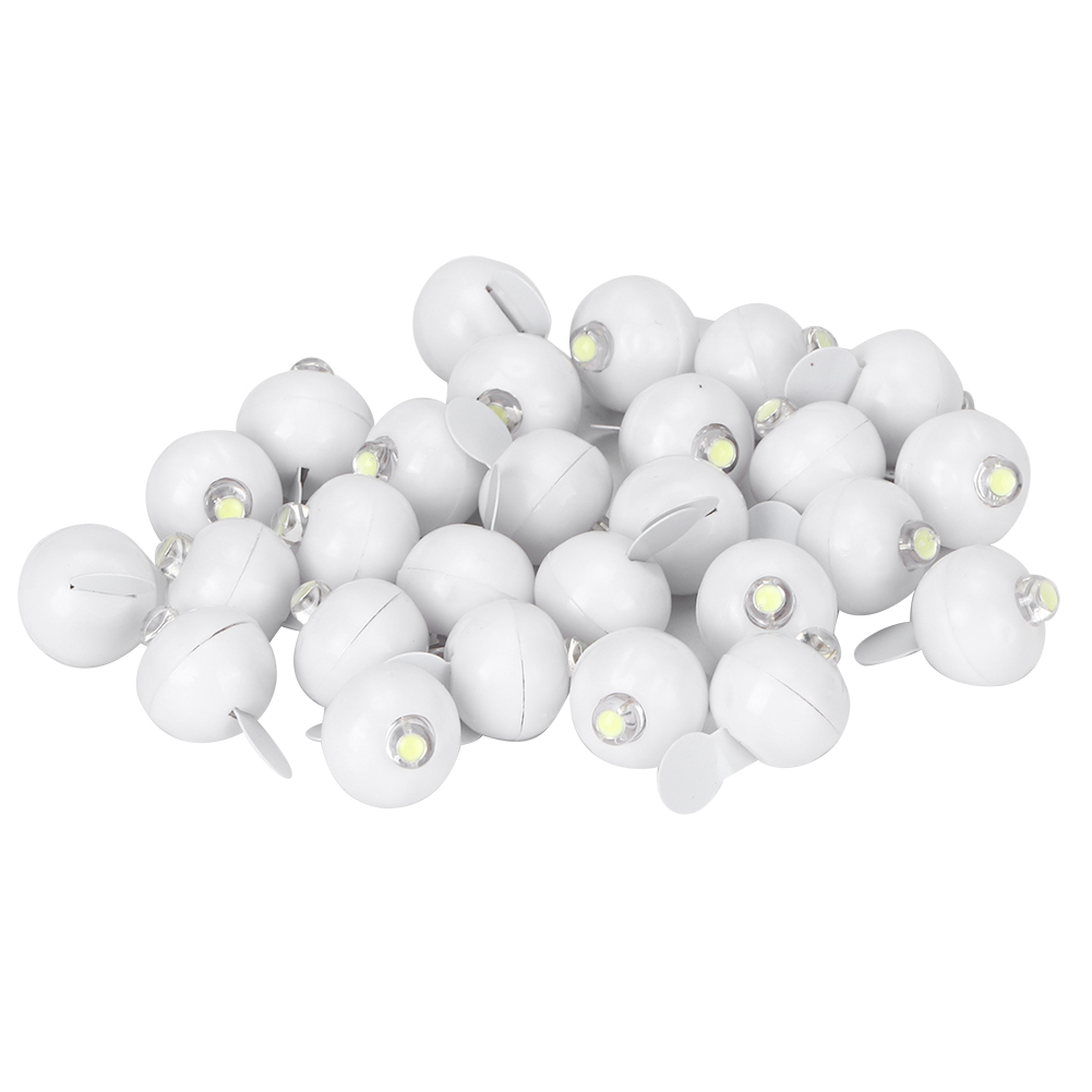 100 Stück Mini-led-ballonlichter, Rund, Kugellampen, Weihnachts-, Hochzeits-, Party- Und Heimdekoration, Weißes Licht