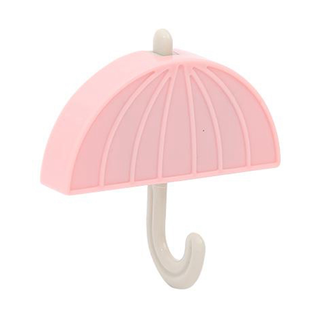 Wand-saugnapfhaken Für Regenschirm, Badezimmer, Küche, Schlafzimmer, Aufbewahrungsorganizer, Rosa