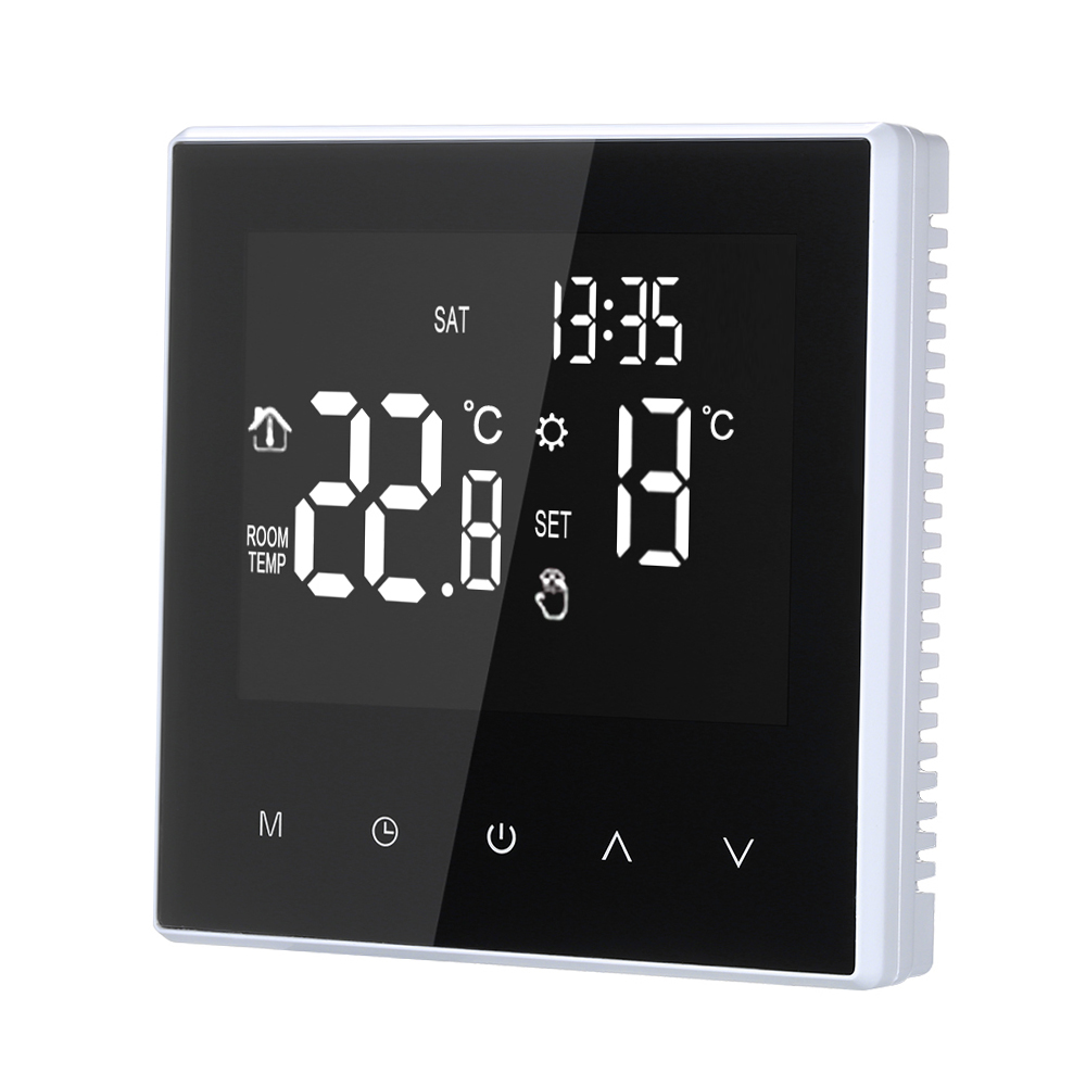 Intelligenter Digitaler Temperaturregler Mit Wöchentlicher Umwälzung, Programmierbare Elektrische Fußbodenheizung Mit Großem Lcd-bildschirm Für Zuhause, Schule, Büro, Hotel, 16 A (nicht Wlan-fähig)