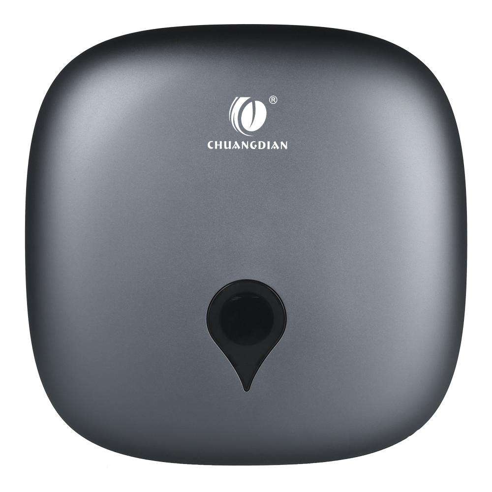 Cdwk Wandmontierter Einzelrollen-toilettenpapierspender (jumbo) – Wasserdicht – Für Hotel, Restaurant, Zuhause, Park – Grau